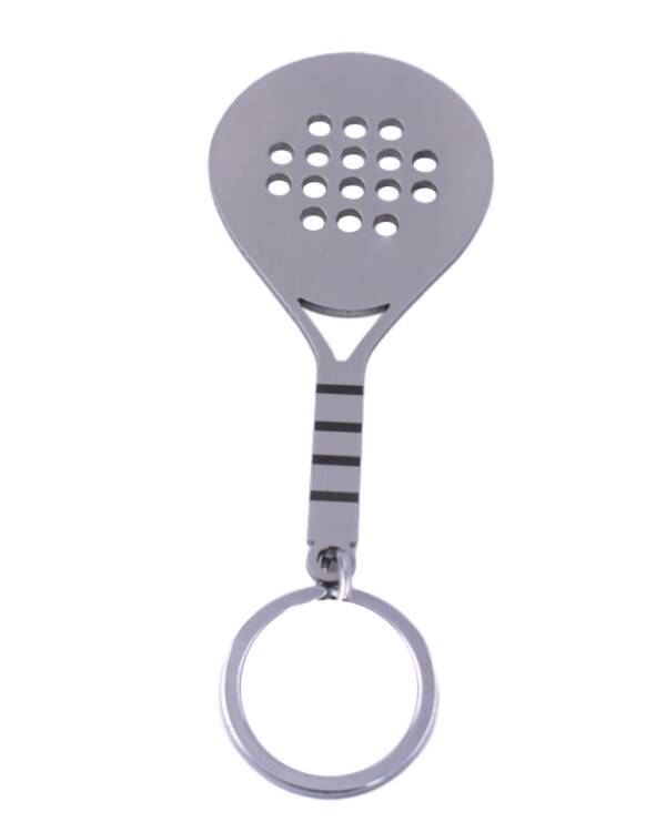 Llavero Personalizado Símbolo Pádel de Acero Inoxidable